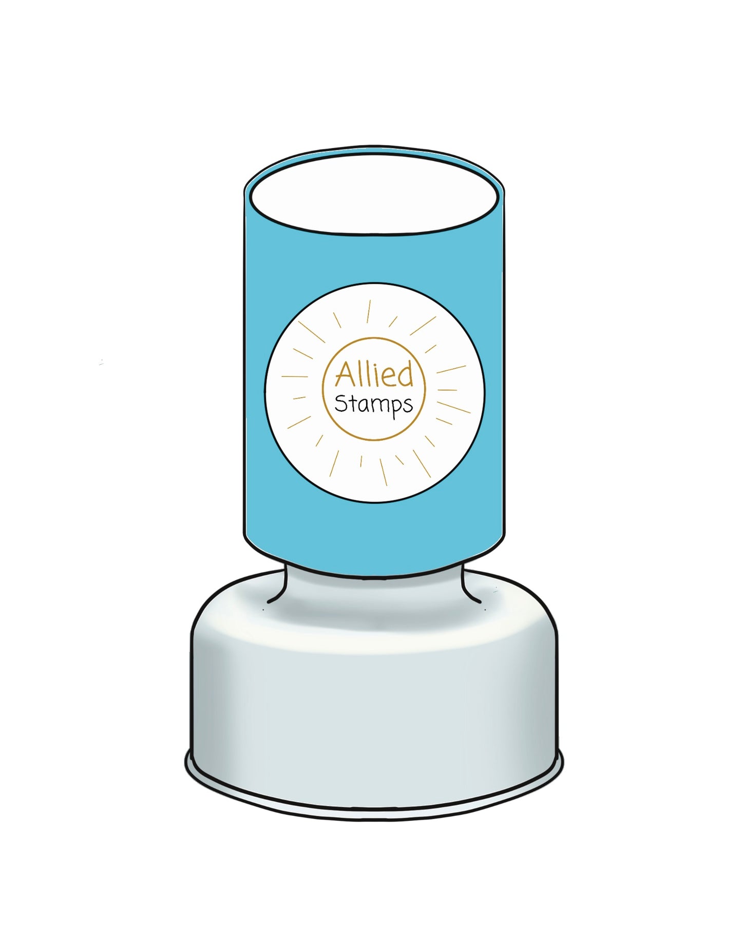 Bee-eautiful smooth talking! Round Stamp