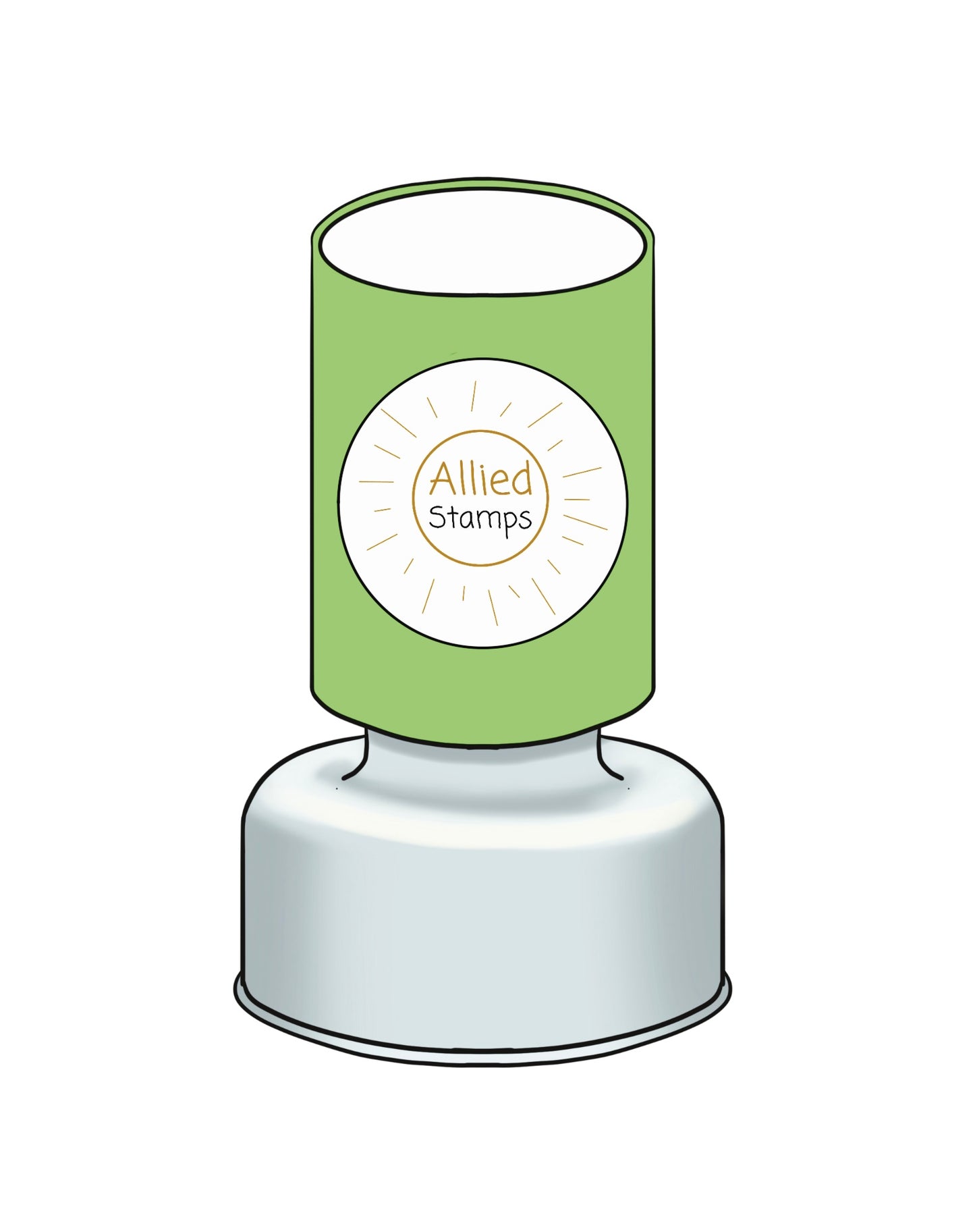 Bee-eautiful smooth talking! Round Stamp
