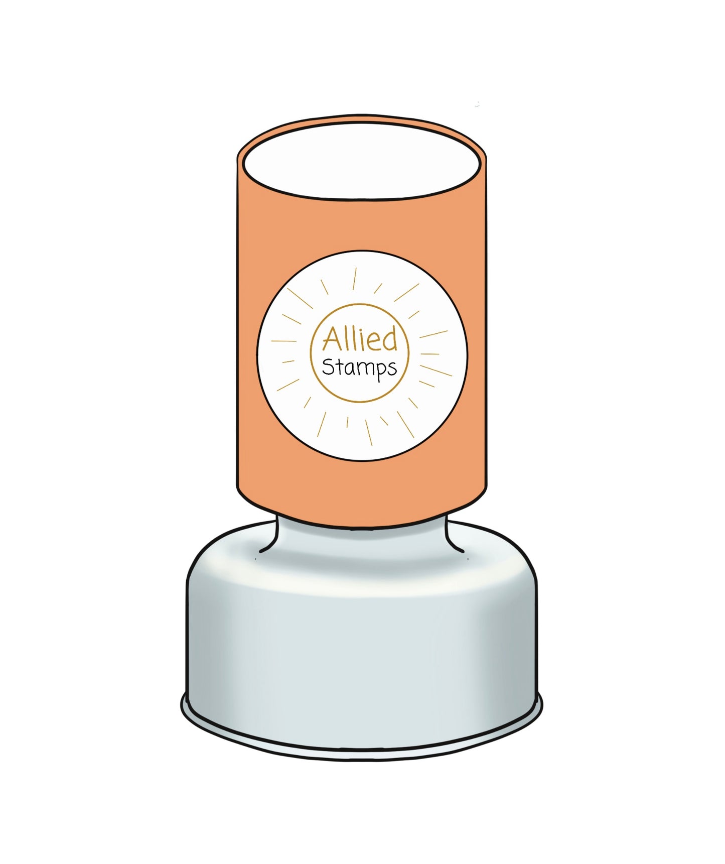 Bee-eautiful smooth talking! Round Stamp