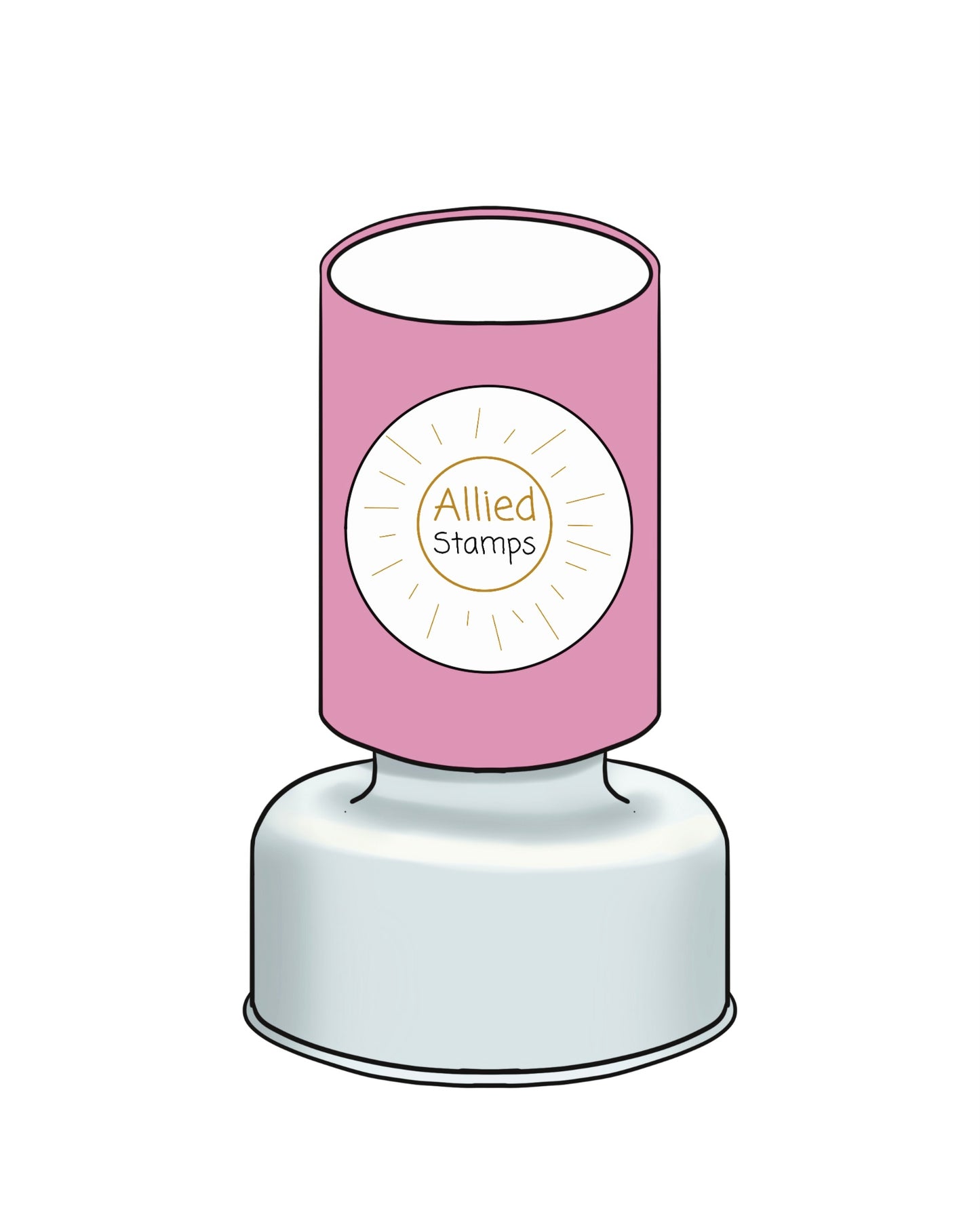 Bee-eautiful smooth talking! Round Stamp