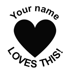 ‘Loves This!’ Round Stamp