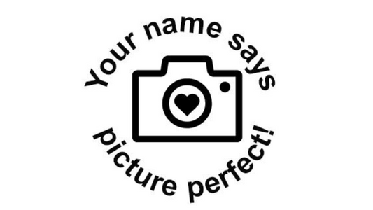 Picture Perfect'- Round Stamp